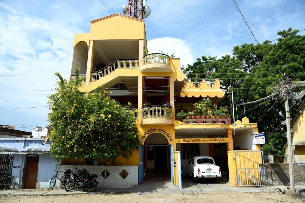 Jeyachandra Hospital building in Autoor